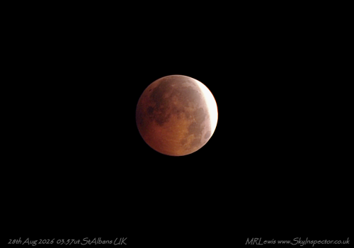 Partial Eclipse of Moon 28th Aug 2026