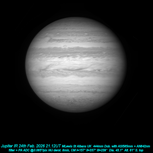 Jupiter 24th Feb 2026 IR