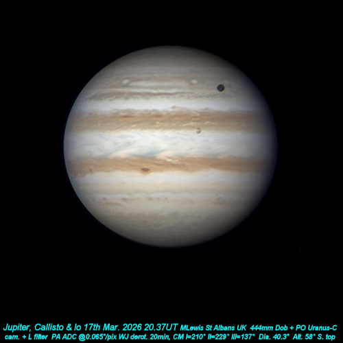Jupiter 17th March 2026 OSC