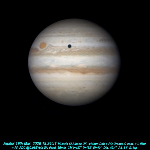 Jupiter 19th March 2026 OSC