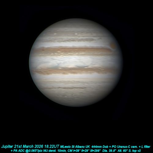 Jupiter 21st March 2026 OSC