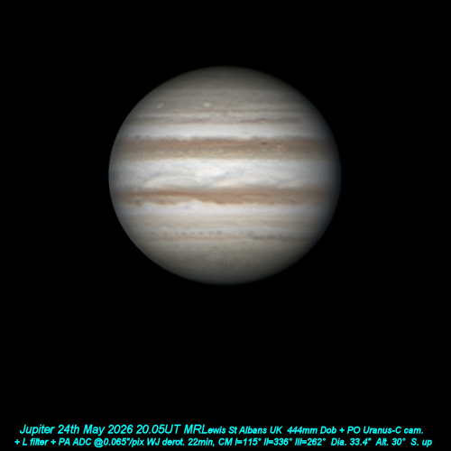 Jupiter 24th May 2026 OSC