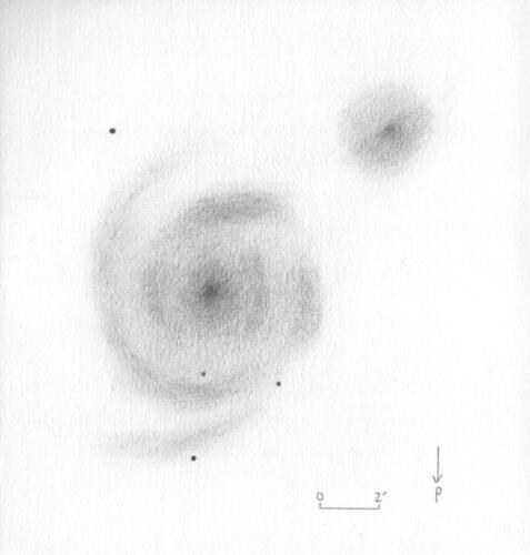 M51 with 444mm Dob., 19/04/2009