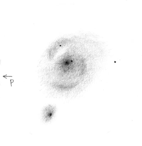 M51 with 10" Dob., 07/04/1994