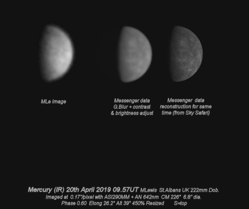 Mercury 20th April 2019 IR