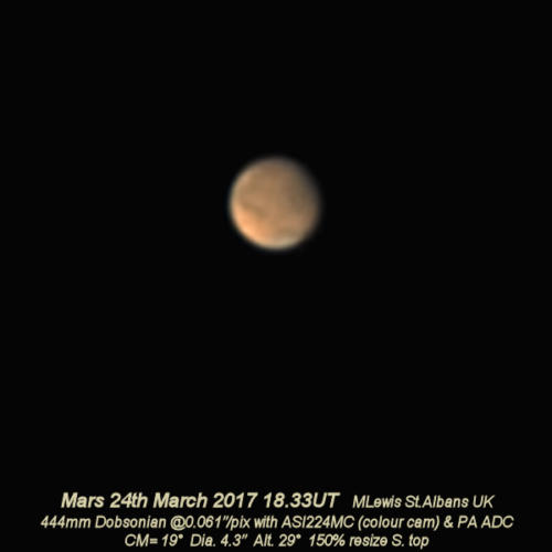 Mars 24th March 2017 RGB