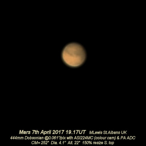 Mars 7th April 2017 RGB