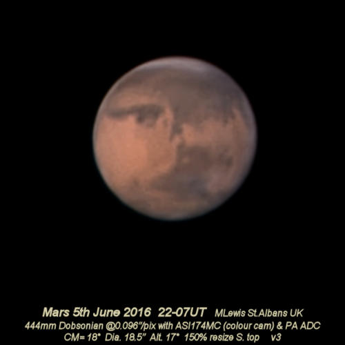 Mars 5th June 2016 RGB