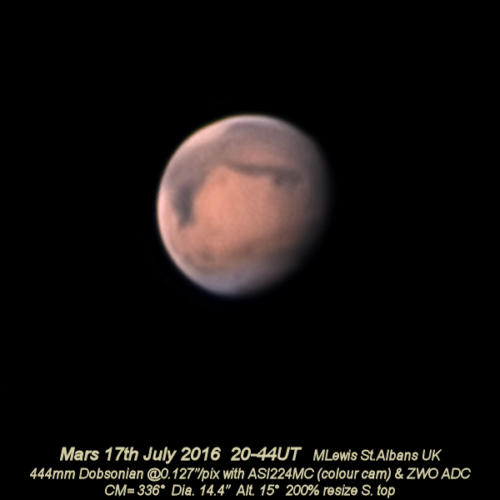 Mars 17th July. 2016 RGB