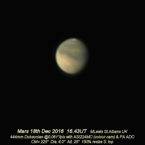 Mars 18th Dec. 2016 RGB