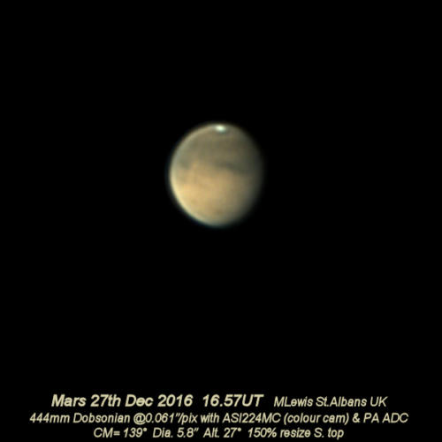 Mars 27th Dec. 2016 RGB