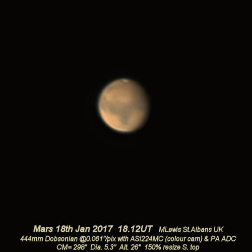 Mars 18th Jan. 2017 RGB