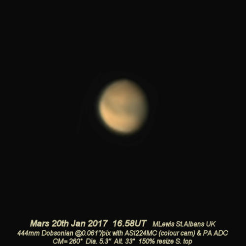 Mars 20th Jan. 2017 RGB
