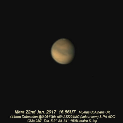 Mars 22nd Jan. 2017 RGB