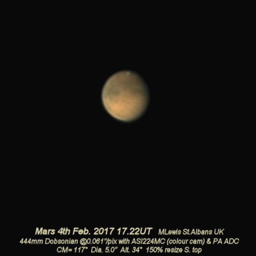 Mars 4th Feb. 2017 RGB