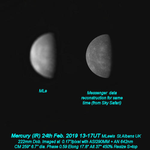 Mercury 24th Feb. 2019 IR