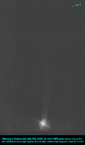 Sodium tail of Mercury 24th Feb. 2026 - Final working