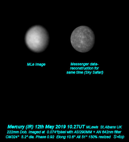 Mercury 12th May 2019 IR