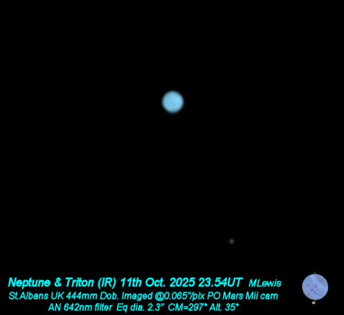Neptune and Triton 11th Oct 2025