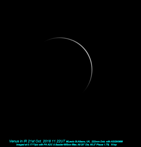 Venus 21st Oct. 2018 IR